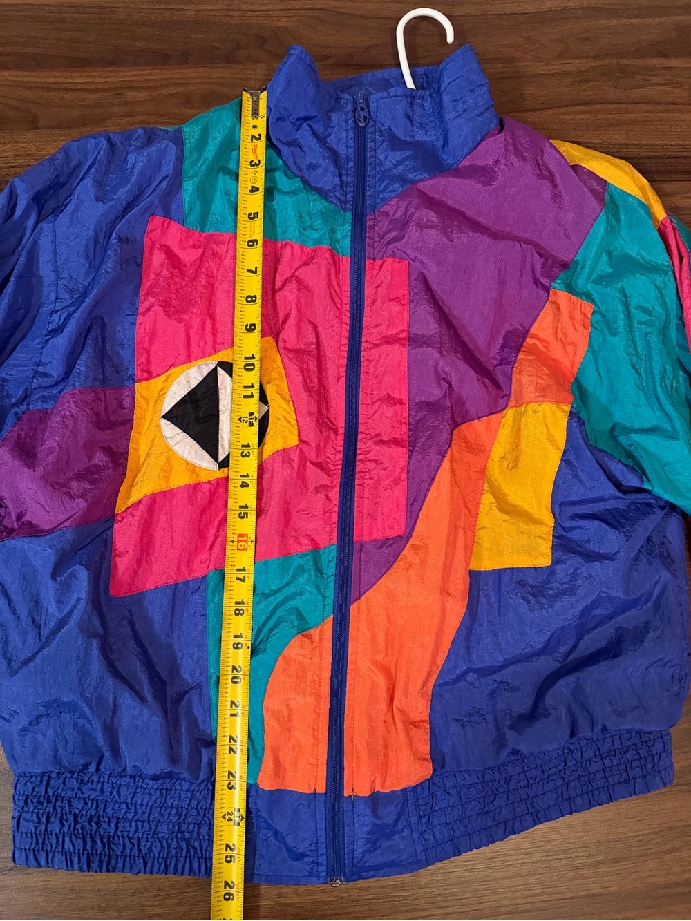 Retro Colorblock Jacket - Multicolor - Picture 14 of 16